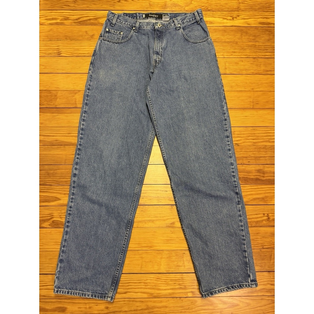Vintage Levis SilverTab Baggy Jeans Mens 36x36 Medium Wash Blue Denim Wide Leg